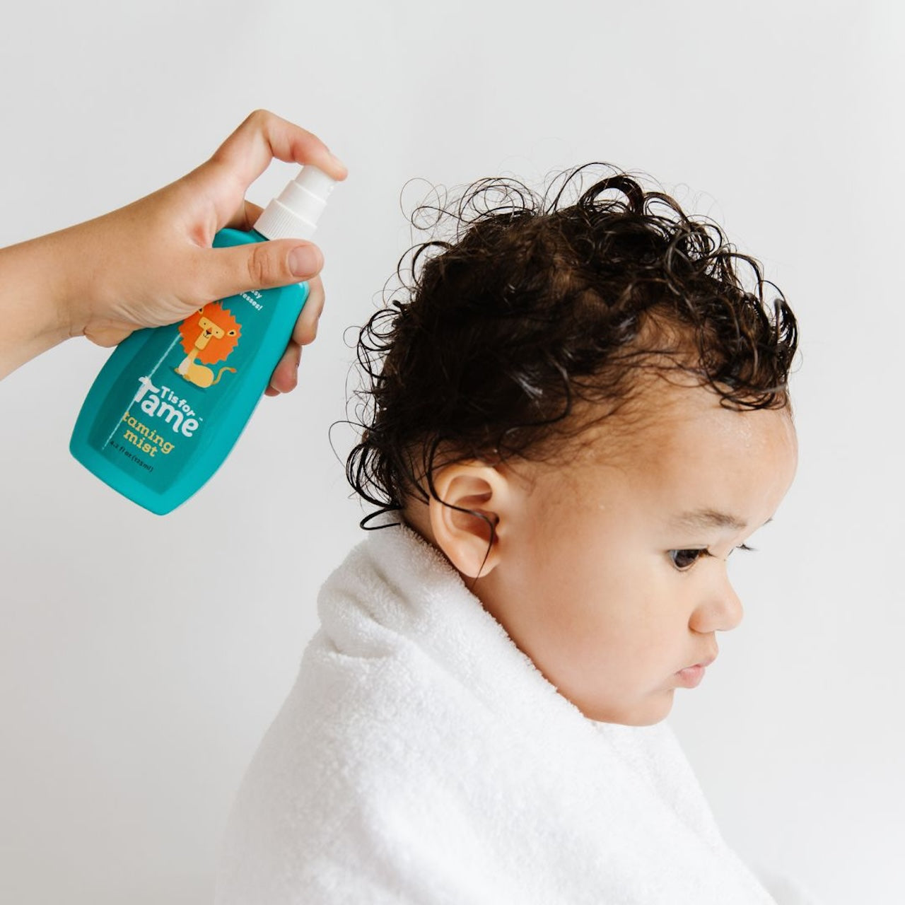 Hair Taming & Detangling Spray for Kids and Babies, Knots & Frizz, All Natural, Made in the USA - All Hair Types Including Curly - 4.2 Fl Oz